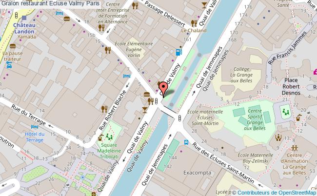 plan Ecluse Valmy Paris