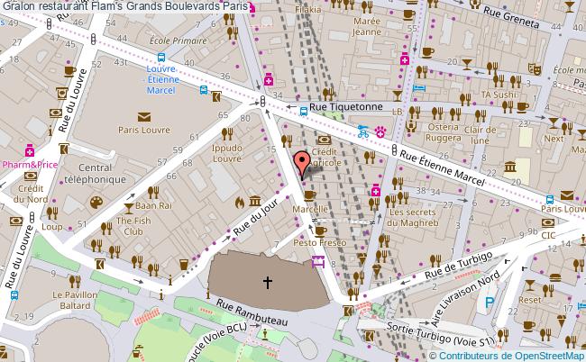 plan Flam's Grands Boulevards Paris