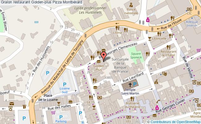 plan Golden-plus Pizza Montbéliard
