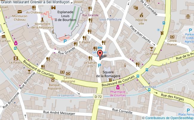 plan Grenier à Sel Montluçon