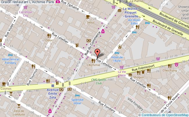 plan L'Alchimie Paris