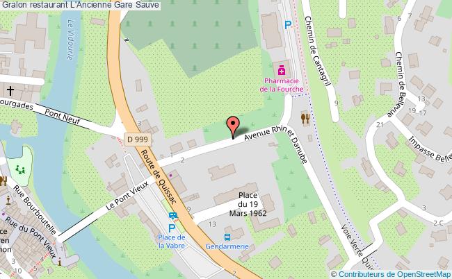plan L'Ancienne Gare Sauve