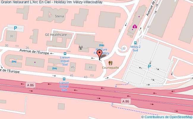 plan L'Arc En Ciel - Holiday Inn Vélizy-Villacoublay