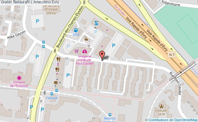 plan L'Arlecchino Evry