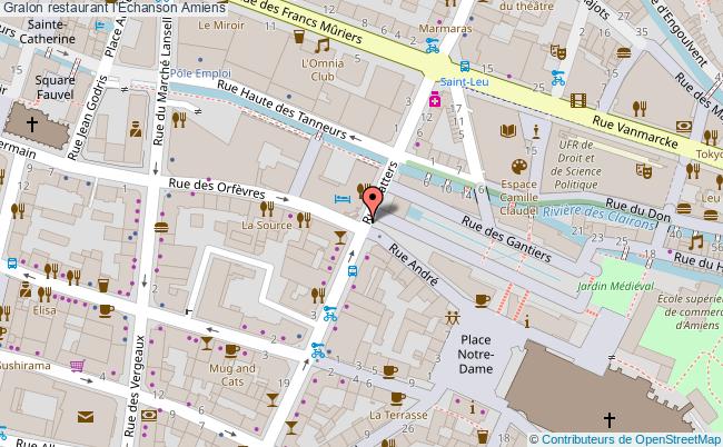 plan l'Echanson Amiens