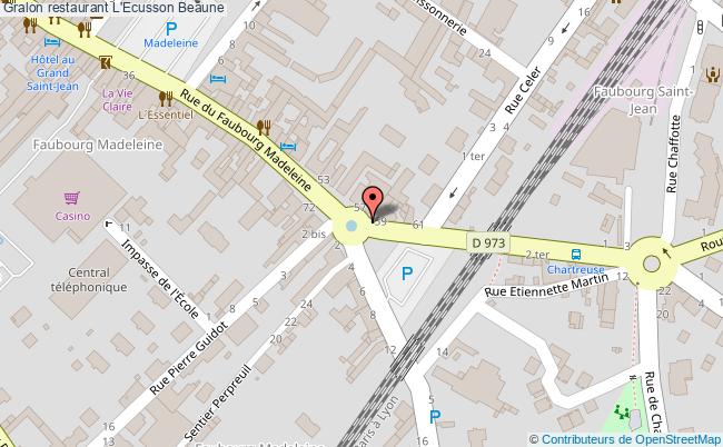 plan L'Ecusson Beaune