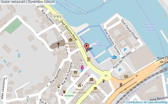 plan L'Ephémère Ciboure