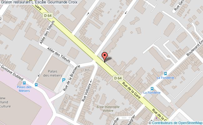 plan L´Escale Gourmande Croix