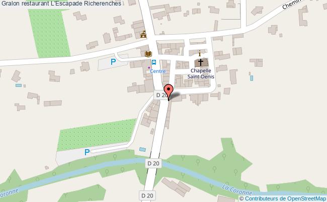 plan L'Escapade Richerenches