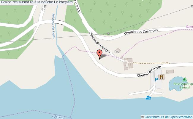 plan l'o à la bouche Le cheylard