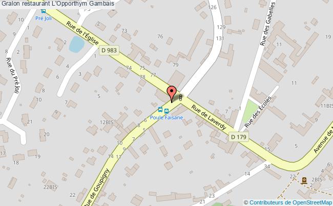 plan L'Opporthym Gambais