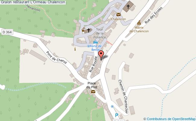 plan L'Ormeau Chalencon