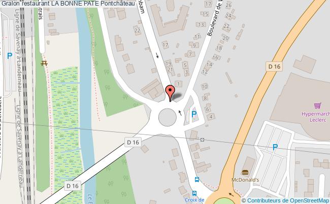 plan LA BONNE PATE Pontchâteau