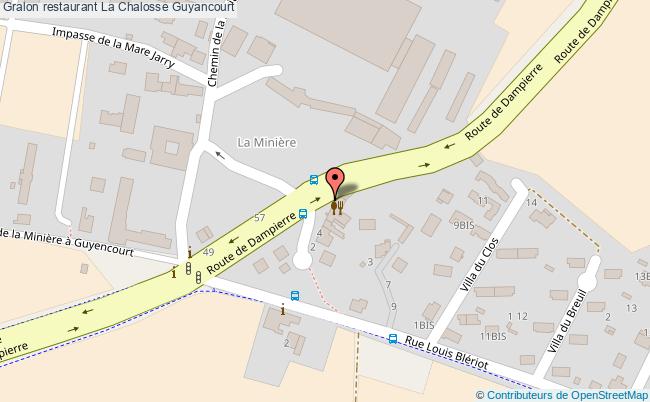 plan La Chalosse Guyancourt