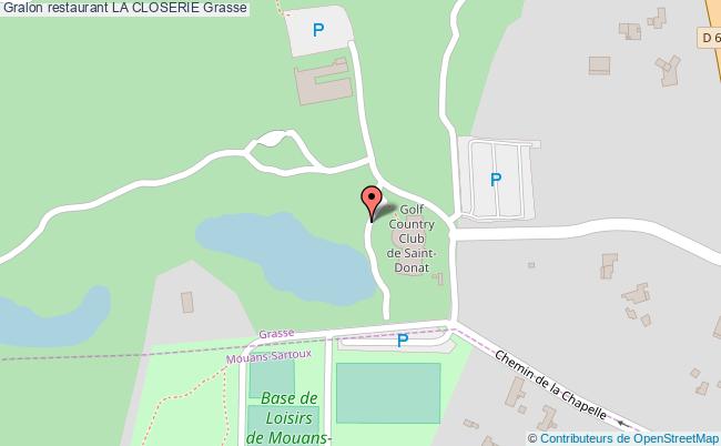 plan LA CLOSERIE Grasse