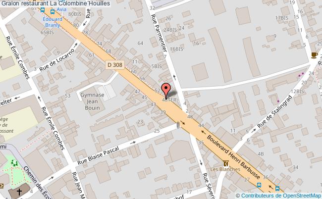 plan La Colombine Houilles