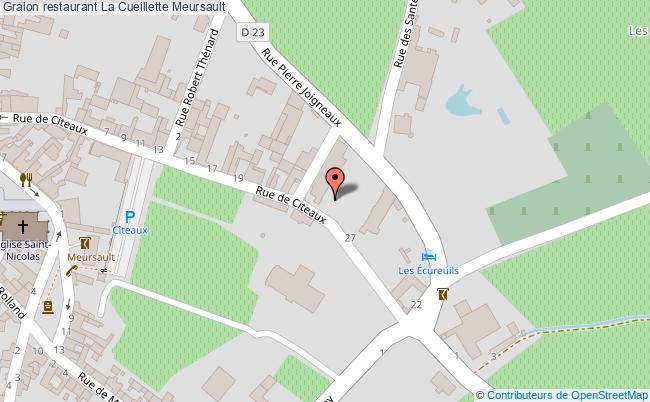 plan La Cueillette Meursault