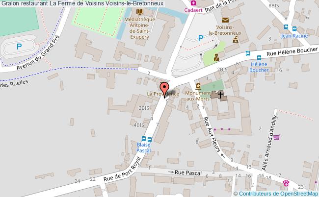 plan La Ferme de Voisins Voisins-le-Bretonneux