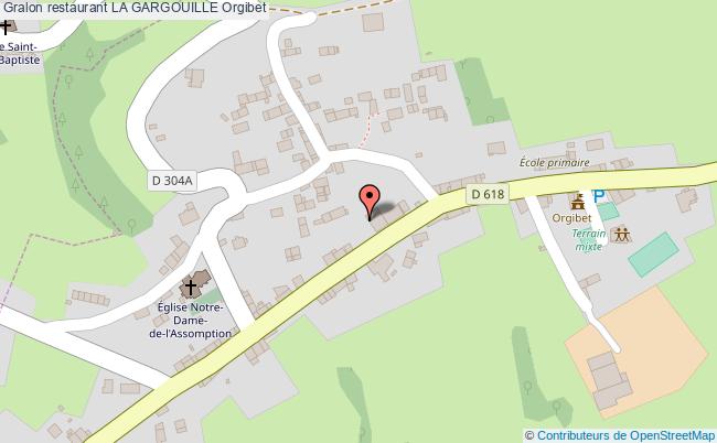 plan LA GARGOUILLE Orgibet