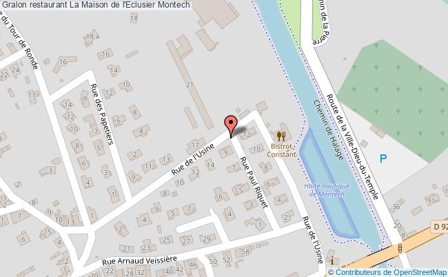 plan La Maison de l'Eclusier Montech