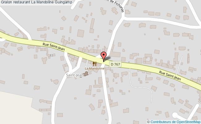 plan La Mandoline Guingamp