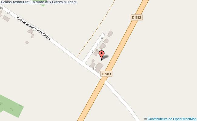 plan La mare aux Clercs Mulcent