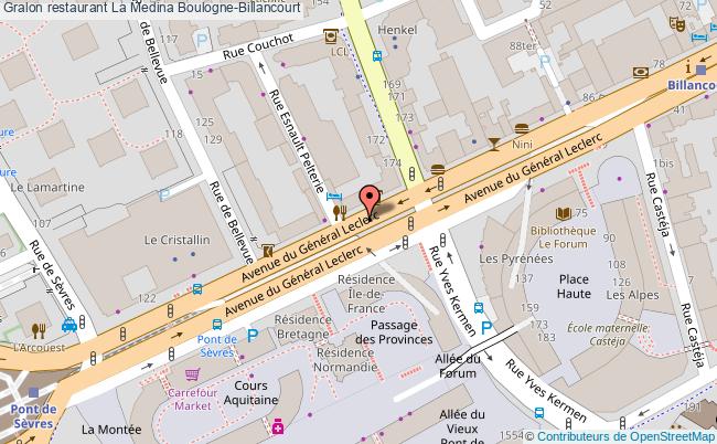 plan La Medina Boulogne-Billancourt