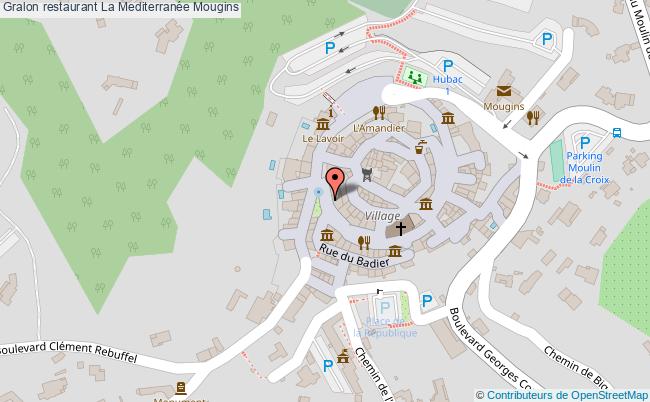 plan La Mediterranée Mougins