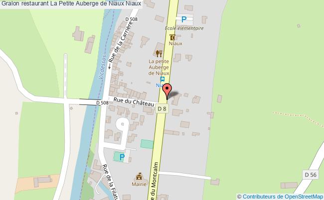 plan La Petite Auberge de Niaux Niaux
