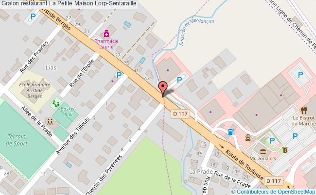 plan La Petite Maison Lorp-Sentaraille