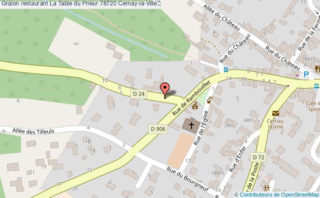plan La Table du Prieur 78720 Cernay-la-Ville	