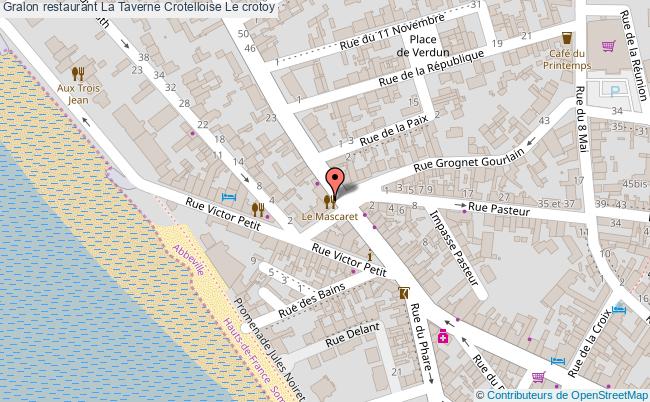plan La Taverne Crotelloise Le crotoy