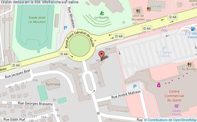 plan le 854 Villefranche-sur-saône