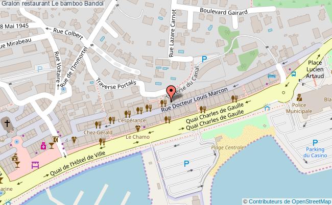 plan Le bamboo Bandol