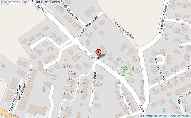 plan Le Bar Broc' Créon