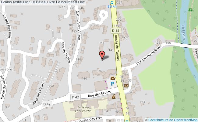 plan Le Bateau Ivre Le bourget du lac