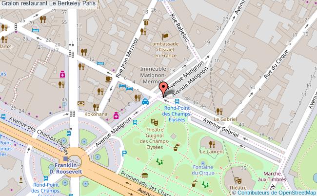 plan Le Berkeley Paris