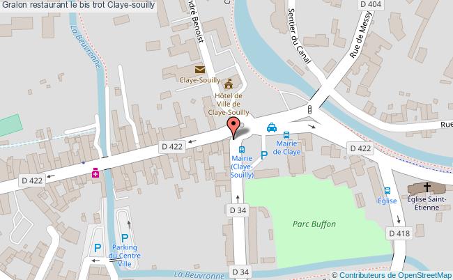 plan le bis trot Claye-souilly