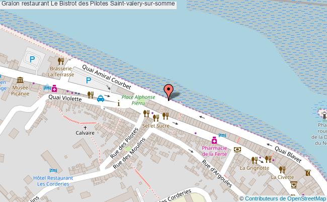 plan Le Bistrot des Pilotes Saint-valery-sur-somme