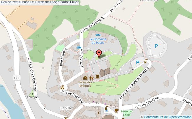 plan Le Carré de l'Ange Saint-Lizier