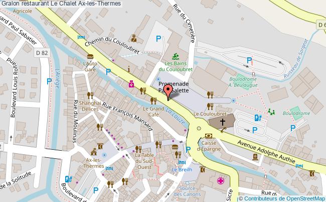 plan Le Chalet Ax-les-Thermes