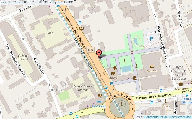 plan Le Chantier Vitry-sur-Seine