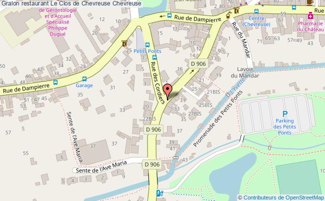 plan Le Clos de Chevreuse Chevreuse