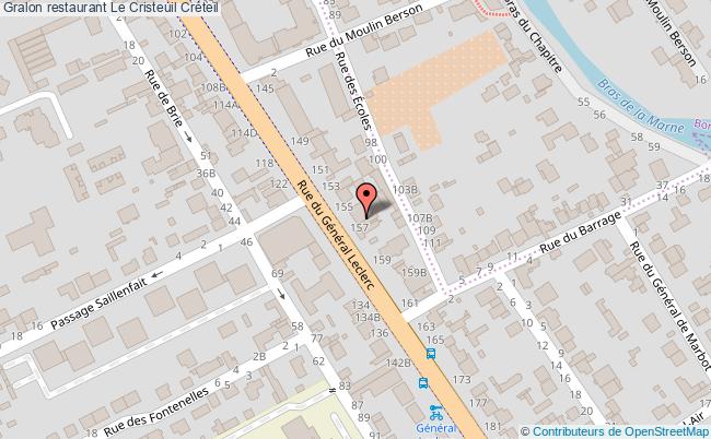 plan Le Cristeuil Créteil