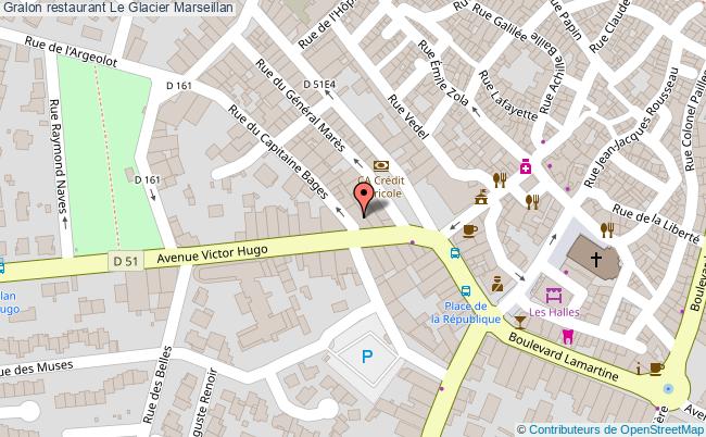 plan Le Glacier Marseillan