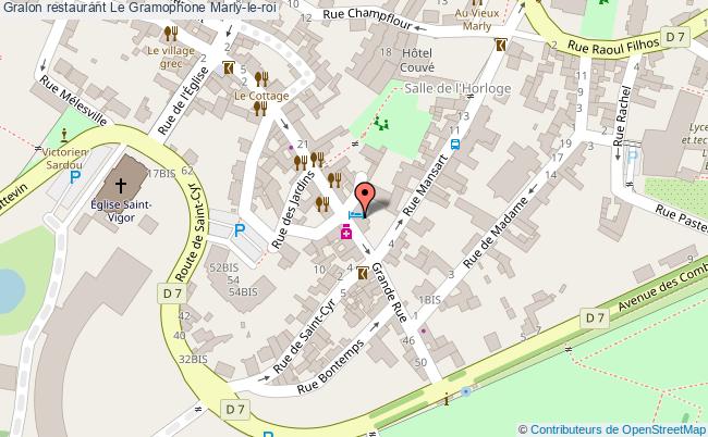 plan Le Gramophone Marly-le-roi