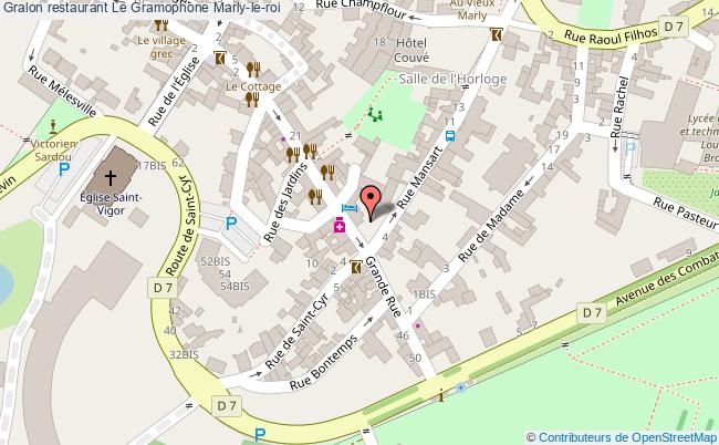 plan Le Gramophone Marly-le-roi