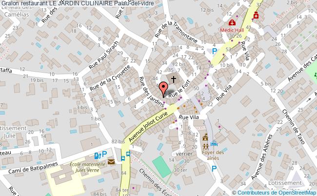 plan LE JARDIN CULINAIRE Palau-del-vidre