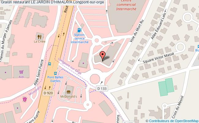 plan LE JARDIN D'HIMALAYA Longpont-sur-orge