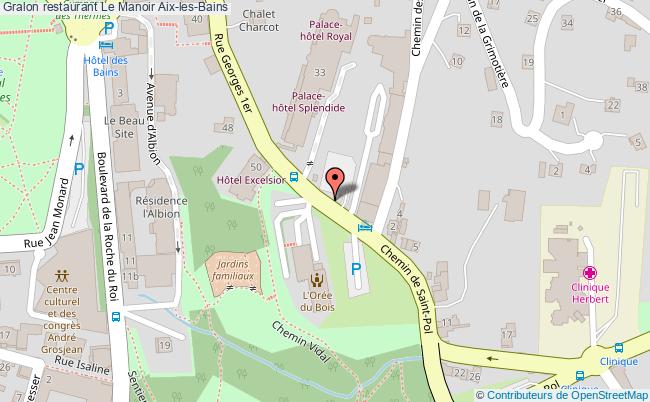 plan Le Manoir Aix-les-Bains
